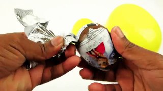 Learn Sizes with Surprise Eggs! Opening Kinder Surprise Egg & HUGE JUMBO Mystery Egg