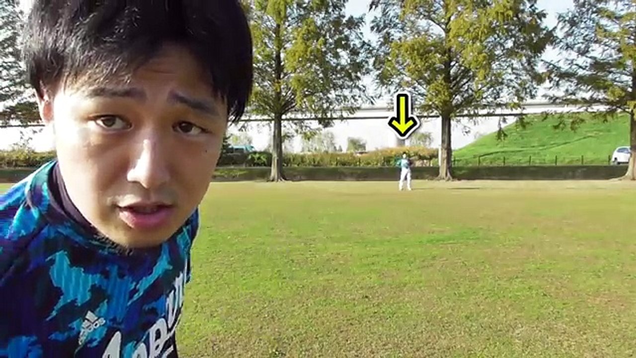 【S級キャッチボール④】試合前！草野球140km右腕‥球筋が一直線！