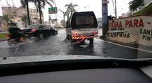 Chuva na BR 101, em Carapina