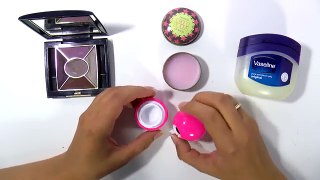 Zelf lipgloss /lipbalsem maken met vaseline DIY - uiltjes potje hervullen
