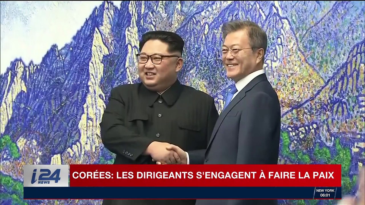 Corées : les dirigeants s'engagent à faire la paix