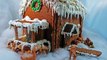 Winter Cabin Gingerbread House~ Thomas Kinkade Inspired