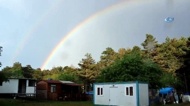 İkiz Gökkuşağı Görsel Şölen Sundu