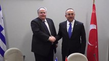 Dışişleri Bakanı Çavuşoğlu, Yunan Mevkidaşıyla ile Görüştü