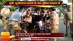 Kushinagar accident- Police personnel conduct checking of school vehicles ferrying children