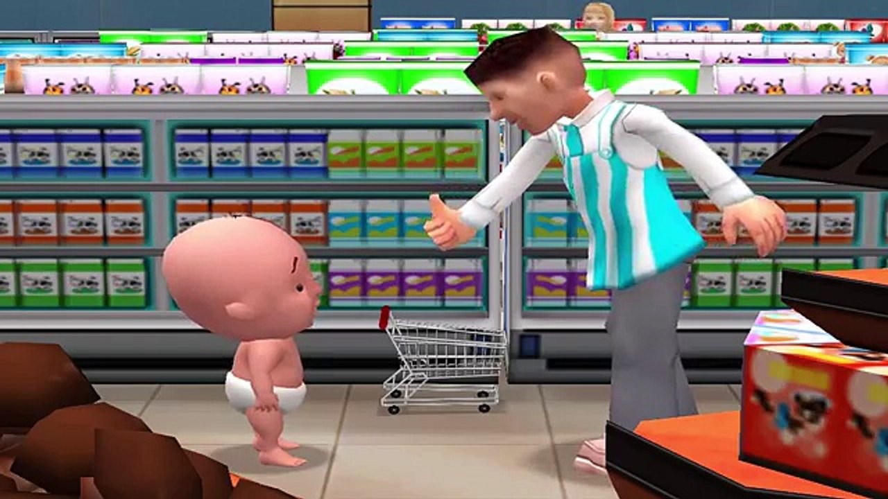 Baby Learn To Be Polite And Being Considerate In Supermarket - Fun Educational Games For Kids