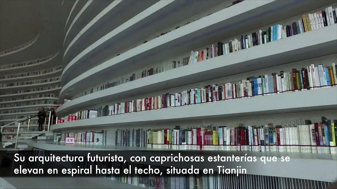 ¡IMPRESIONANTE! Carlos Malpica Flores: Conoce la biblioteca futurista China