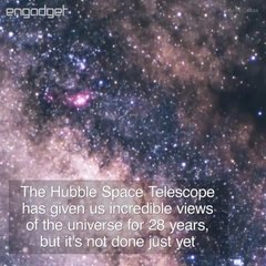 Hubble Lagoon Nebula fly-through