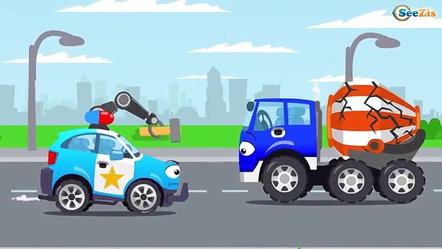 Dessin animé en français pour enfants Le Camion Curieux - Voitures drôles la récolte Compt
