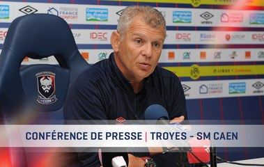 Conférence de presse avant Troyes / Caen