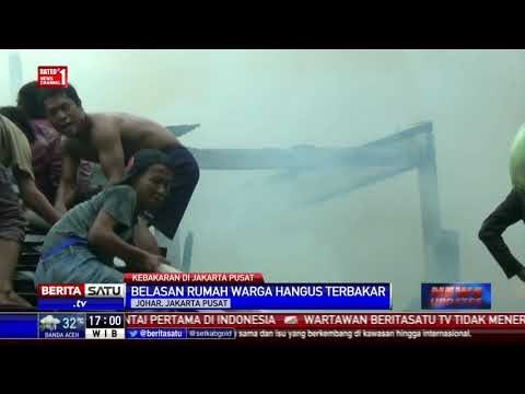 Gara-gara Puntung Rokok, Belasan Rumah di Johar Terbakar