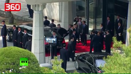 Sot u mbajt takimi historik midis 2 Koreve por gjithë vëmendjen e morën rojet e Kim Jong Un, shikoni arsyen pse (360video)