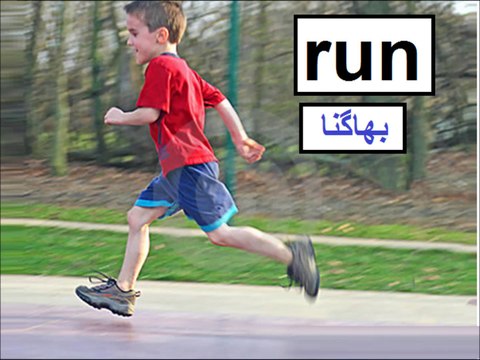 Class 3 English Lesson 25, verbs in urdu