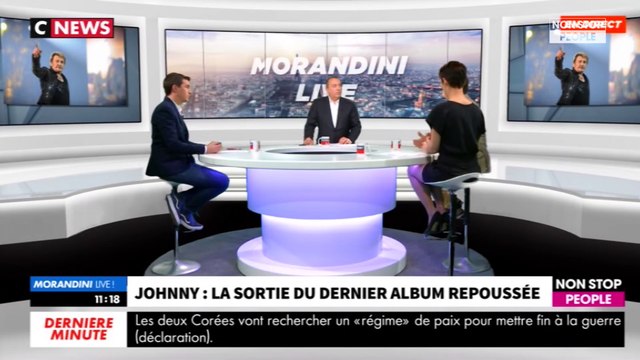 Morandini Live –Album de Johnny Hallyday : Warner doit craindre qu’il ne recueille pas le succès escompté (vidéo)