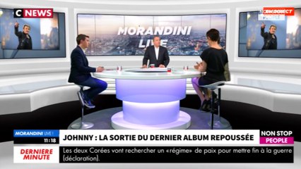 Morandini Live –Album de Johnny Hallyday : "Warner doit craindre qu’il ne recueille pas le succès escompté" (vidéo)