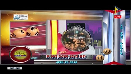PCSO 9 PM Lotto Draw, April 27, 2018