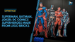 Superman, Batman, Joker: DC Comics superheroes made from Lego bricks