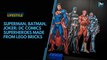 Superman, Batman, Joker: DC Comics superheroes made from Lego bricks