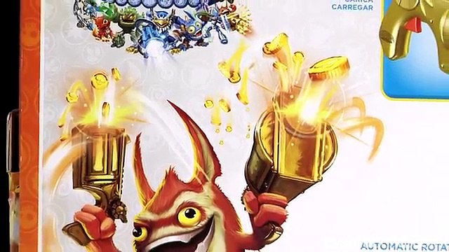 Skylanders TRIGGER HAPPY DART BLASTER - Toy Destruction!