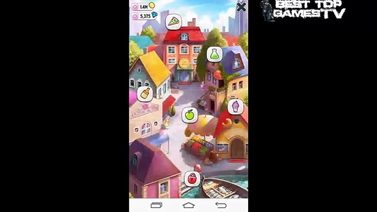 My Talking Angela & Tom Great Makeover My Talking Episode Children HD Game