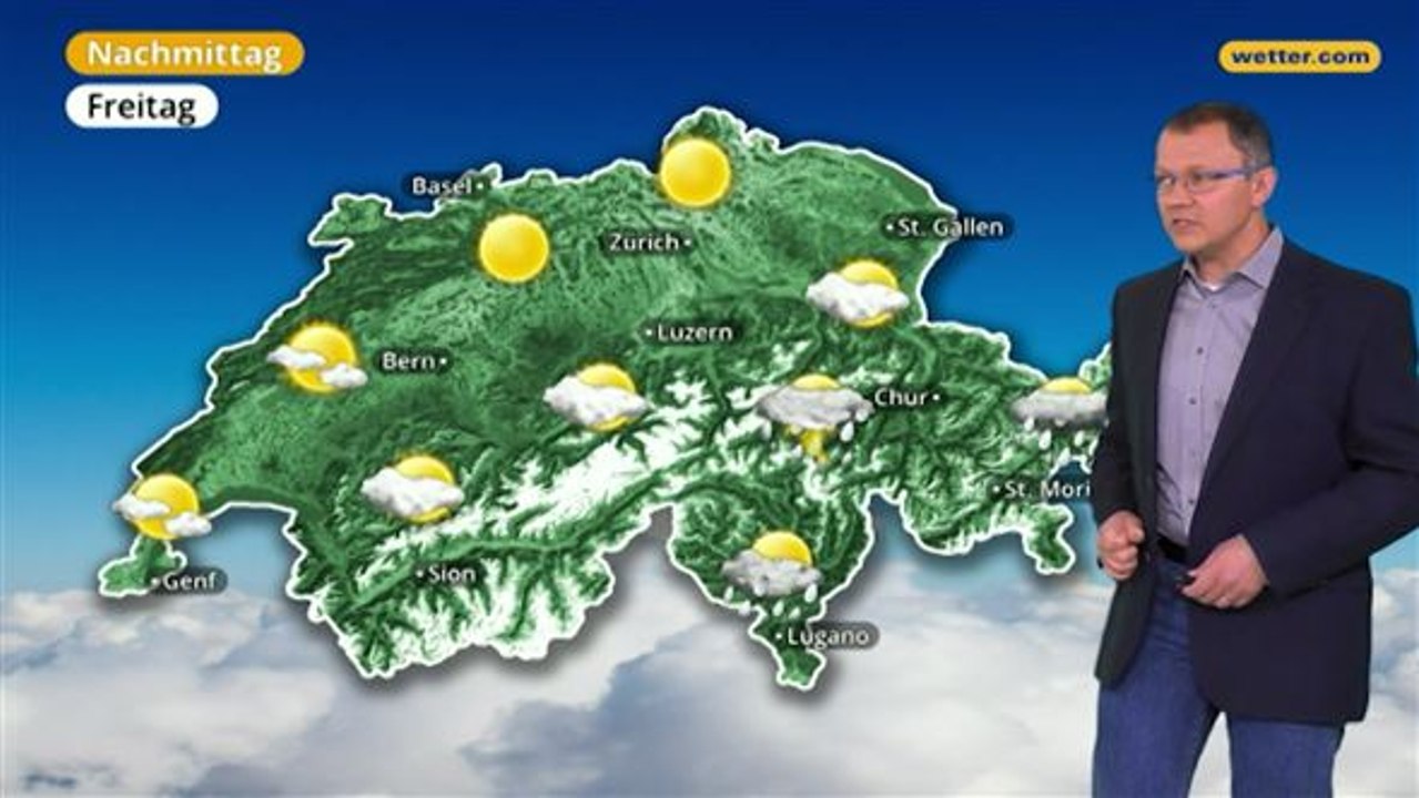 Das Wetter in der Schweiz am 27. April 2018