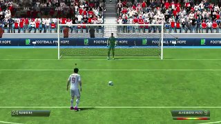 FIFA 13 - Amazing Penalty Shootout + Skill Game. Milan v Arsenal. Legendary Difficulty [HD]