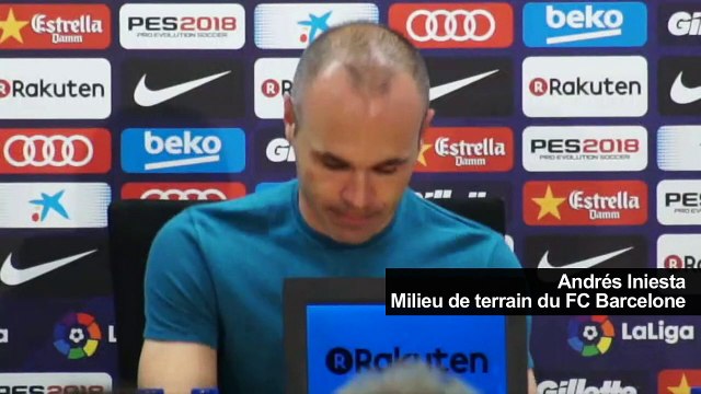 Football/Barça : Iniesta confirme son départ en fin de la saison