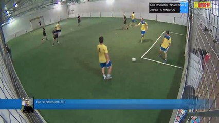 But de Sébastien  (2-1) - LES MAISONS TRADITIONS Vs ATHLETIC KINIKTOU - 26/04/18 19:00 - LIGUE 2