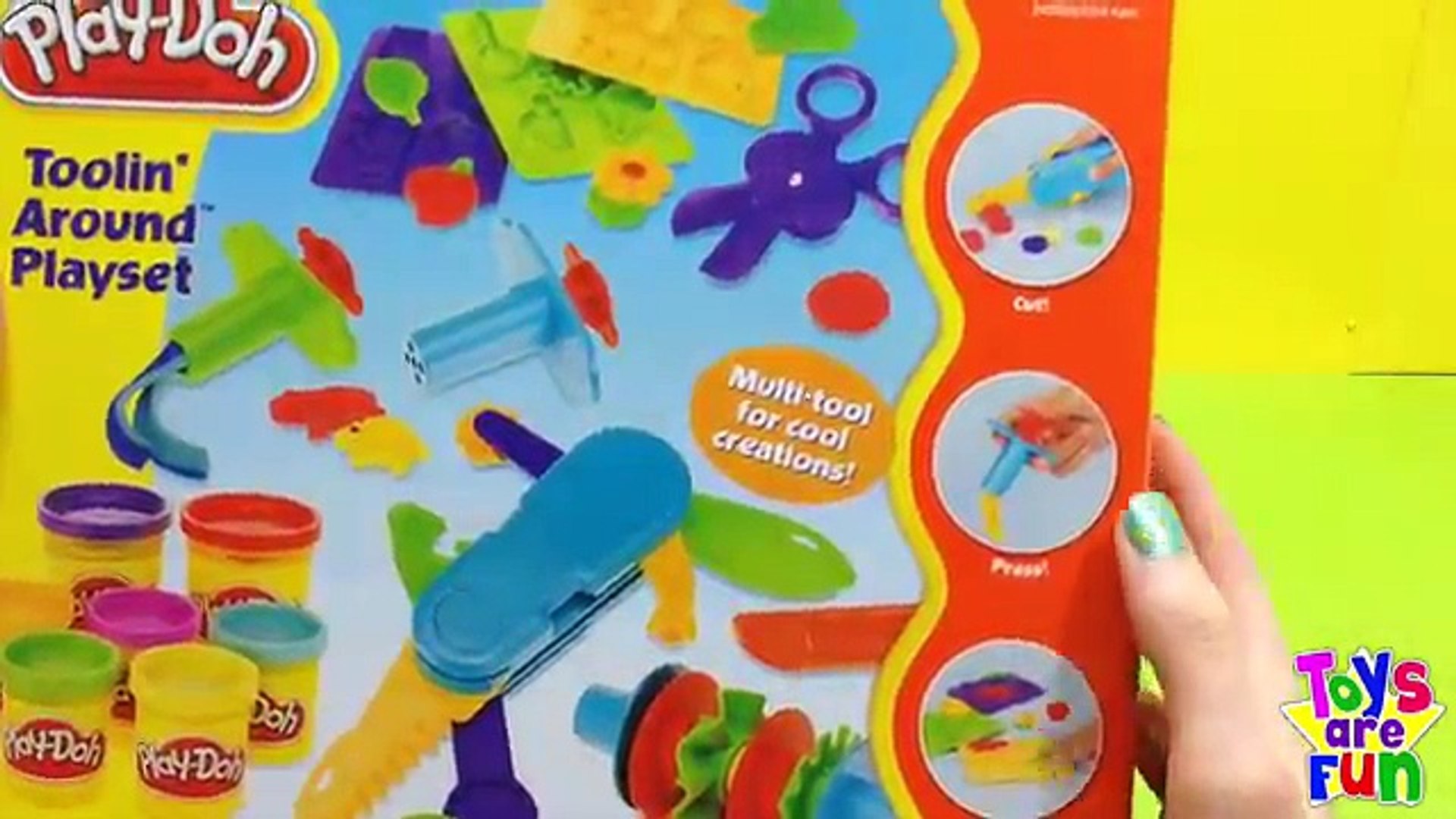 Play Doh Toolin Around Creativity Set Handy Multi-tool, Unboxing Toys For  Kids