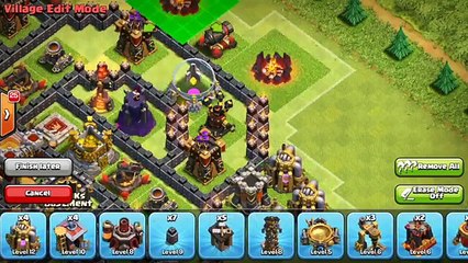 SUPER COOL Th11/Th10 Base! The Spiral! (3D Base) [Build + Replays] | Clash Of Clans (CoC)