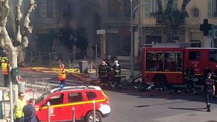 Un incendie à Azur Fêtes à Nice