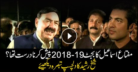 Sheikh Rasheed's views on Miftah Ismail's appointment as Finance Minister