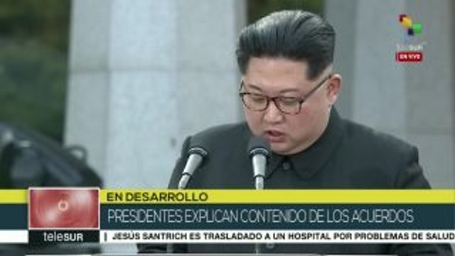 La dos Coreas acuerdan la desnuclearización y la paz en la península