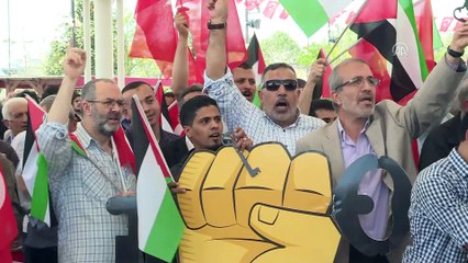 'Büyük Dönüş Yürüyüşü'ne destek - İSTANBUL