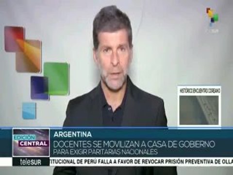 Argentina: maestros siguen movilizados en exigencia de paritarias