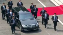 L'escorte du véhicule de Kim Jong-un (Sommet intercoréen)
