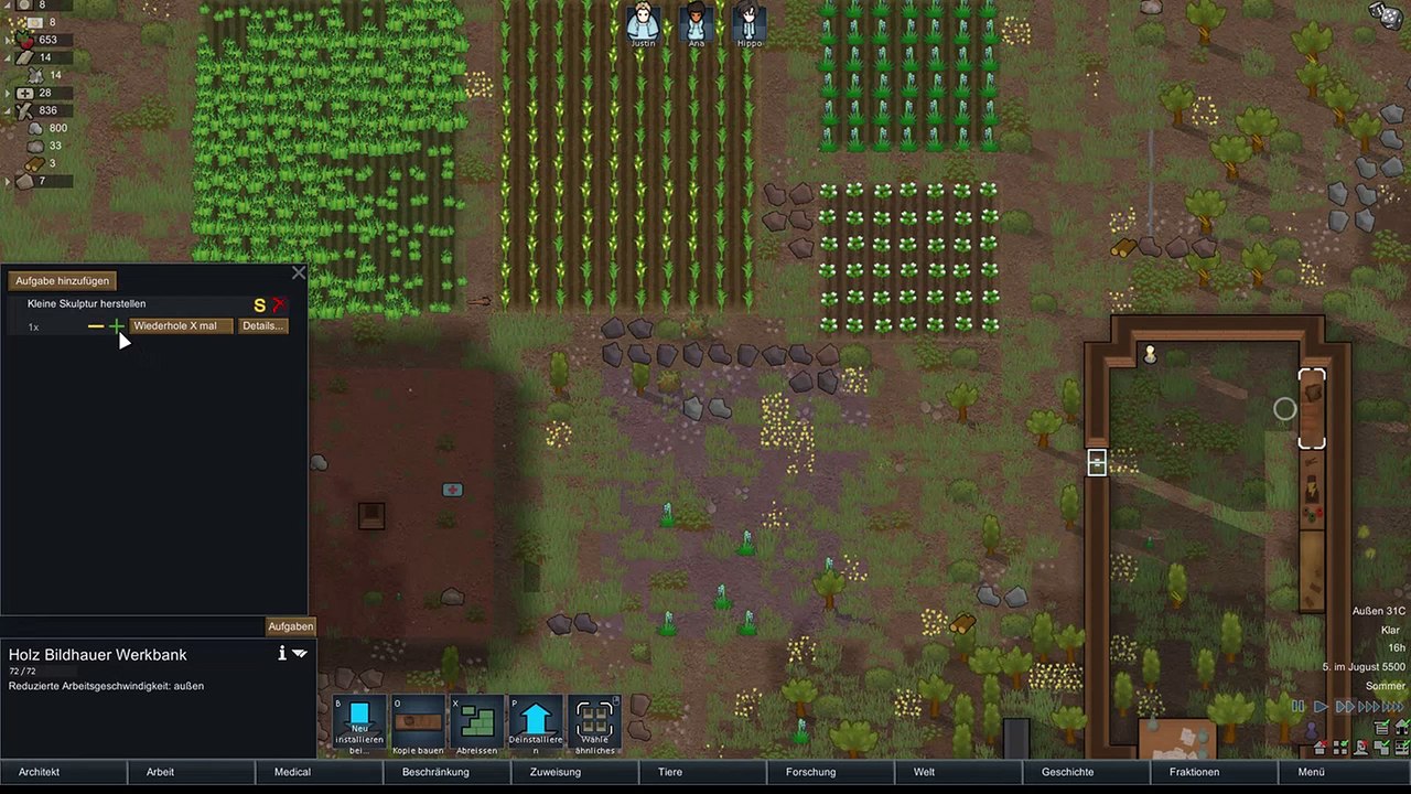 Let´ s Play RimWorld beta 18 #4  Forschung und Soundprobleme