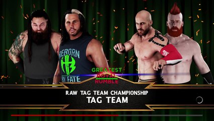 下载视频: WWE 2K18 WWE Greatest Royal Rumble Raw Tag Title Bray Wyatt and Matt Hardy Vs Cesaro and Sheamus