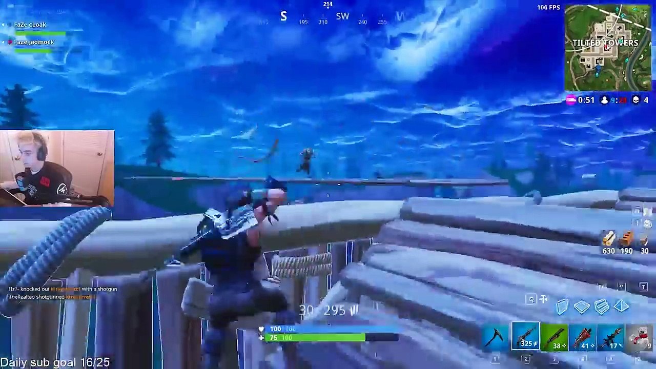 CLUTCHING A 1v21 IN TILTED TOWERS?! - Fortnite: Battle Royale