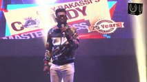 Basketmouth thrilling the crowd at comedy master class with okay Bakassi
