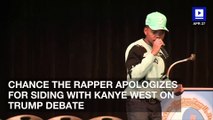 Chance the Rapper Apologizes for Siding with Kanye West on Trump Debate