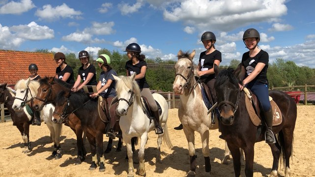 Première répétition du spectacle équestre « Je suis Charlie »