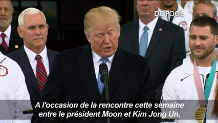Trump salue la rencontre "historique" entre Kim et Moon