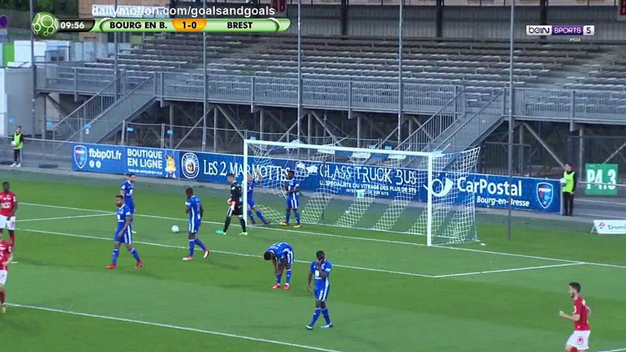 Julien Faussurier Goal HD - Bourg Peronnas 1 - 1 Brest - 27.04.2018 (Full Replay)