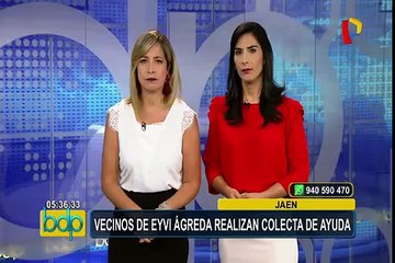 Jaén: vecinos y amigos de Eyvi Ágreda realizan colecta de ayuda