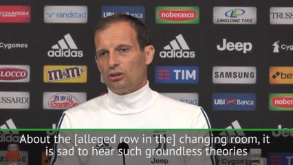 Download Video: Allegri rubbishes reports of dressing room argument after Napoli defeat