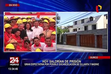 Descargar video: Ollanta Humala y Nadine Heredia dejarían la cárcel en las próximas horas