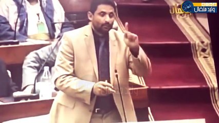 شاهد يمني شجاع ماذا قال لرئيس الحوثيين الجديد مهدي المشاط اثناء تأديته القسم