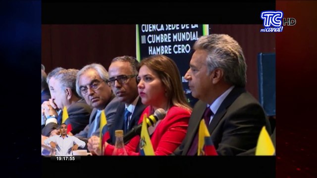 Presidente Moreno estuvo en feria Hambre Cero y realizó declaraciones sobre políticas de estado