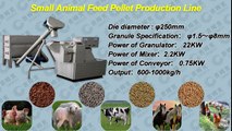 How does the feed pellet mill machine work?